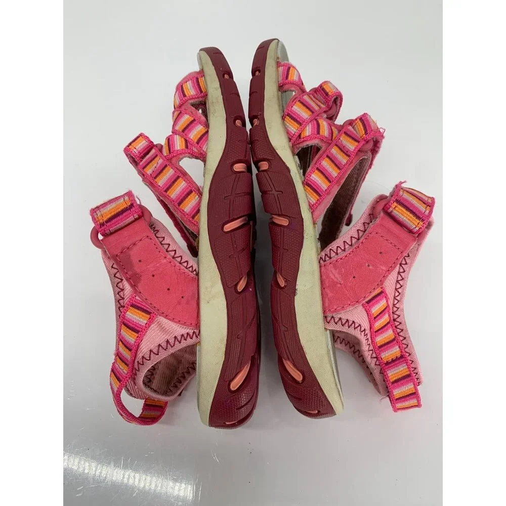 Merrell Girls 2M Pink Spinner 3 Strap Sandals